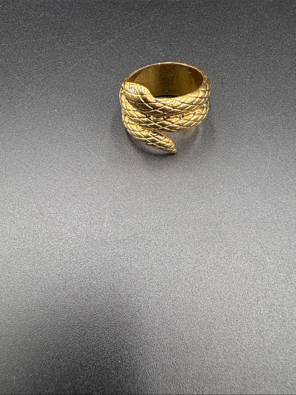 Lauren Ralph Lauren Gold Snake Wrap Statement Ring - Women Jewelry